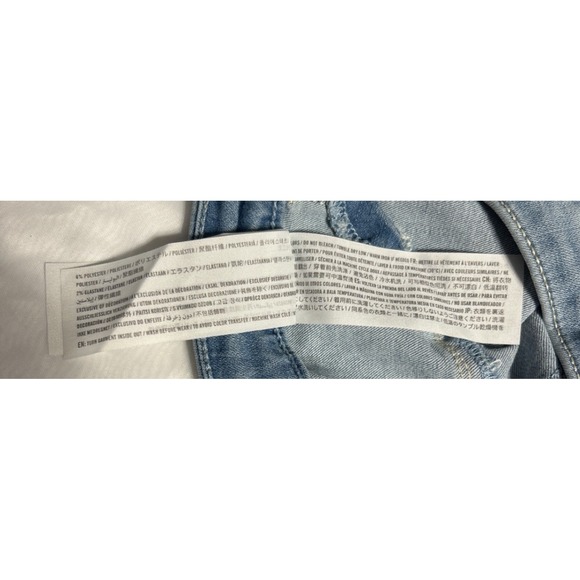 Hollister High Rise Jean Legging‎ Womens Size 15R Light Wash Stretch Denim - Picture 7 of 7